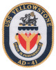 AD-41 USS Yellowstone Patch