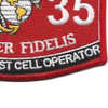 6035 Jet Engine Test Cell Operator MOS Patch | Lower Right Quadrant