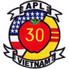 APL-30 Barracks Ship Patch Vietnam