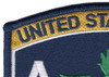 Aviation Ordnanceman AO Rating Hat Patch | Upper Left Quadrant