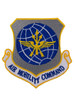 Command patch representing global mobility and airlift operations in Air Force colors.