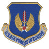 Command patch with USAFE insignia featuring European theater imagery, embroidered in command colors with professional military finish and clear lettering.