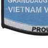 Air Force Grand-Daughter Of A Vietnam Veteran Patch | Lower Left Quadrant