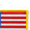 American Flag Gold Border Patch | Upper Right Quadrant