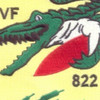 VF-822 Fighter Squadron Patch | Center Detail