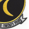 VF-124 Fighter Squadron One Twenty Four Patch - Version B | Lower Right Quadrant