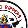 VF-11 Patch The Red Rippers Last Tomcat Cruise | Upper Right Quadrant