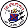 VF-11 Patch The Red Rippers Last Tomcat Cruise