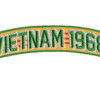 Vietnam 1968 Ribbon Jacket Back Patch | Center Detail
