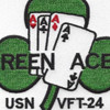 VFT-24 Patch Green Aces | Center Detail