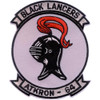 VA-64 Attack Squadron Patch - B Versionlack Lancers Gray