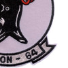 VA-64 Attack Squadron Patch - B Versionlack Lancers Gray | Lower Right Quadrant