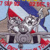 VF-2 F-14 Tomcat Bounty Hunters Patch Southern Watch Tarps | Center Detail