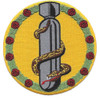 Bomber squadron patch with 381st insignia, traditional USAF bomber squadron colors representing 8th Air Force operations in Europe.