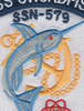 USS Swordfish SSN-579 Nuclear Attack Submarine Patch