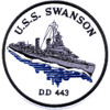 USS Swanson DD-443 Patch