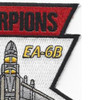 VAQ-132 Electronic Attack Squadron Patch EA-6B Scorpions | Upper Right Quadrant