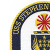 USS Stephen W. Groves FFG-29 Frigate Ship Patch | Upper Left Quadrant