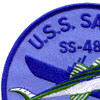 USS Sarda SS-488 Diesel Electric Submarine Patch | Upper Left Quadrant