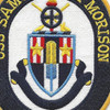 USS Samuel Eliot Morison FFG-13 Guided Missile Frigate Ship Patch | Center Detail