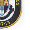 USS Samuel Eliot Morison FFG-13 Guided Missile Frigate Ship Patch | Lower Right Quadrant