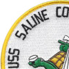 USS Saline County LST-1101 Tank Landing Ship Patch | Upper Left Quadrant