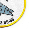 USS R-8 SS-85 Diesel Electric Submarine Patch | Lower Right Quadrant