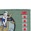 USS Pintado SS-387 Submarine Battle Flag Patch | Upper Right Quadrant