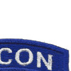 U.S. Special Forces Recon Rocker Blue Patch | Upper Right Quadrant