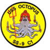 USS Octopus SS-9 C1 Class Submarine Patch