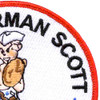 USS Norman Scott DD-690 Patch - Large | Upper Right Quadrant