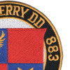 USS NK Perry DD-883 Patch | Upper Right Quadrant