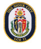 USS Sioux City LCS 11 Littoral Combat Ship Patch