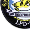 USS Shreveport LPD-12 Patch | Lower Left Quadrant