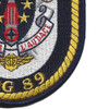 USS Mustin DDG-89 Guided Missile Destroyer Patch | Lower Right Quadrant