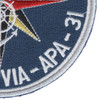 USS Monrovia APA-31 Patch | Lower Right Quadrant