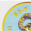 USS Moccasin SS-5 A-4 1901 Year Submarine Patch | Upper Left Quadrant