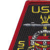 USS Georgia SSBN 729 Ballistic Missile Submarine Small Patch | Upper Left Quadrant