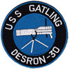 USS Gatling DD-671 Destroyer Ship Patch