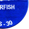 USS Garfish SS-30 H-3 Submarin Patch | Lower Right Quadrant