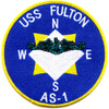 USS Fulton AS-1 Patch