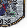 USS Fox CG-33 Guided Missile Heavy Cruiser Ship Patch | Lower Right Quadrant