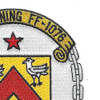 USS Fanning FF-1076 Frigate Ship Patch | Upper Right Quadrant