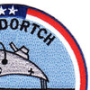 USS Dortch DD-670 Destroyer Ship Patch | Upper Right Quadrant