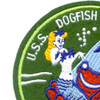 USS Dogfish SS-350 Patch - Large | Upper Left Quadrant