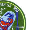 USS Dogfish SS-350 Patch - Large | Upper Right Quadrant