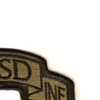 74th Long Range Surveillance Detachment OD Green Scroll Patch | Upper Right Quadrant