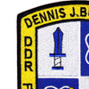 USS Dennis J. Buckley DD-808 Destroyer Ship Second Version Patch | Upper Left Quadrant