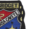 USS Bridget DE 1024 Destroyer Escort Ship Patch | Upper Right Quadrant