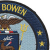 USS Bowen DE-1079 Destroyer Escort Ship Patch | Upper Right Quadrant